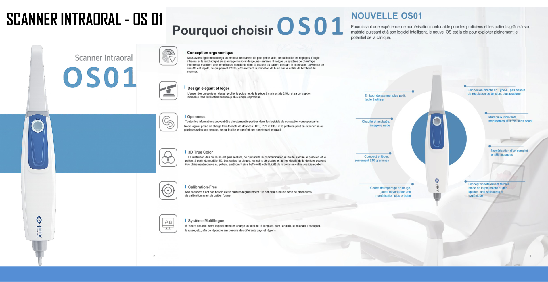 Scanner intra-oral OS-01 — pourquoi le choisir